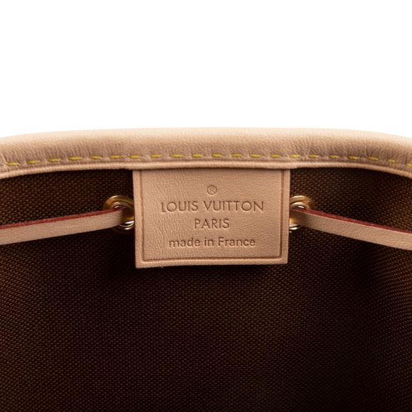 Brown Monogram Canvas Nano NoeDrawstring - Picture 5 of 8